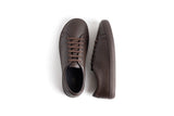 Bramford vintage brown barefoot sneaker - angled view