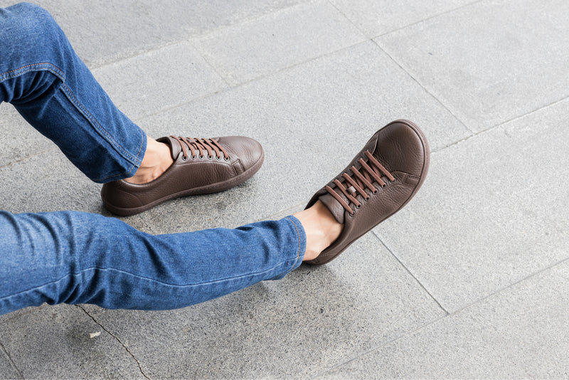 Bramford barefoot sneaker - overhead view