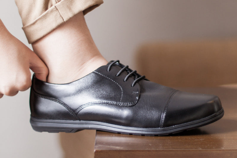Brenston minimalist dress shoe - side view