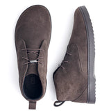 Carnforth vintage brown suede chukka boot, top and side view